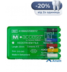 Інструмент ручний H-File M-Access №15-40, 25 мм (Dentsply Sirona), 6 шт./пак.